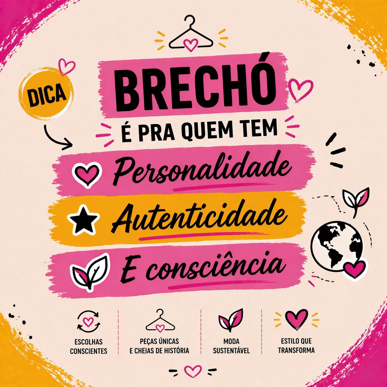 Brechó é pra quem tem personalidade, autenticidade e consciência — Varal da Moda